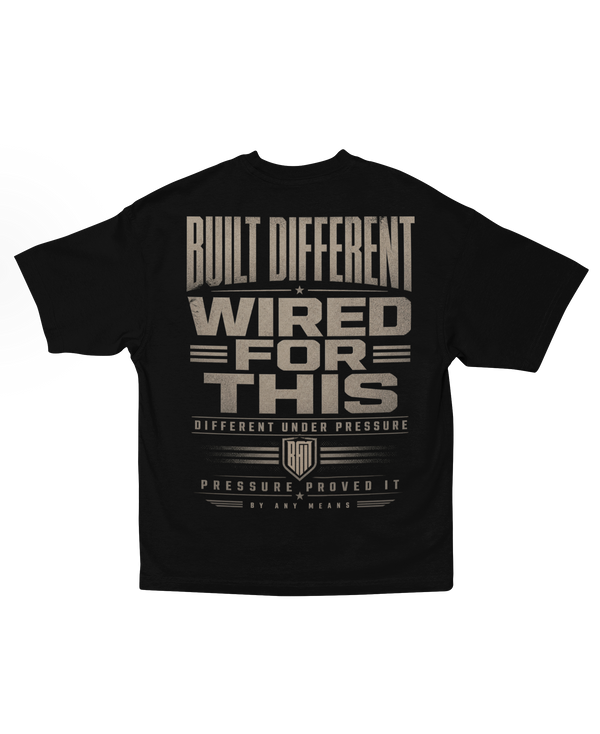 Built Different Typography Tee