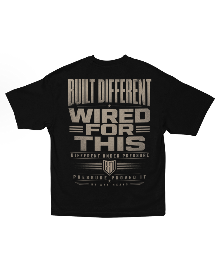 Built Different Typography Tee
