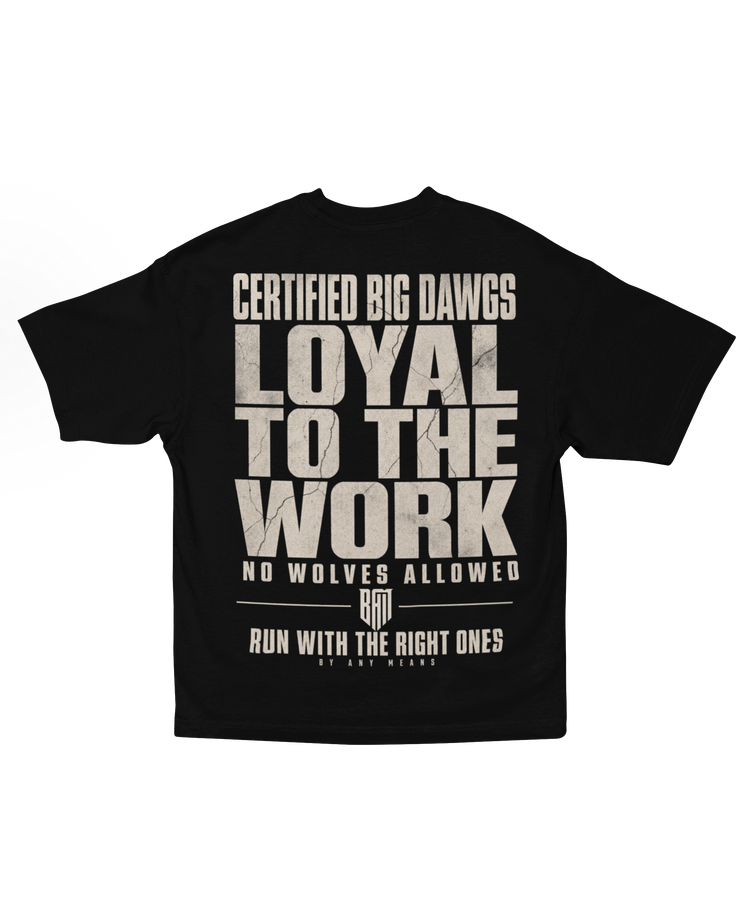 Certified Big Dawgs Typography Tee